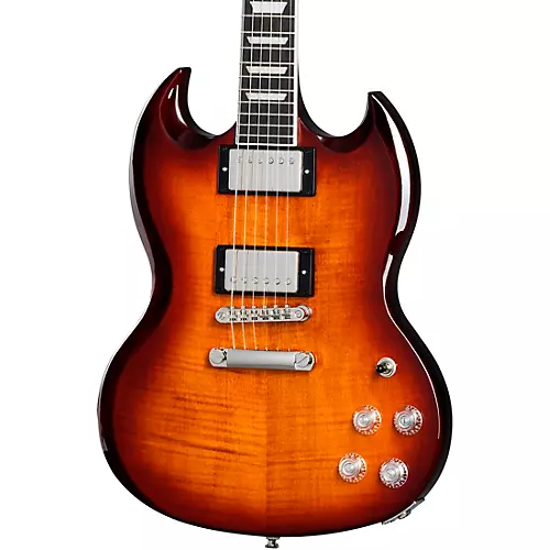 Epiphone SG Modern Figured Electric Guitar Purple Burst - musicians--Friend