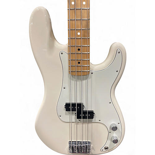 Used Fender Standard Precision Bass Olympic White Electric Bass Guitar Olympic White - musicians--Friend