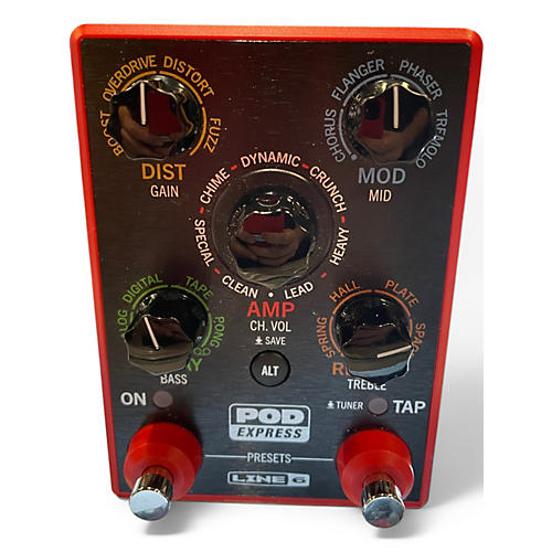 Used Line 6 Pocket Pod Express Amp Modeler Effect Processor - musicians--Friend