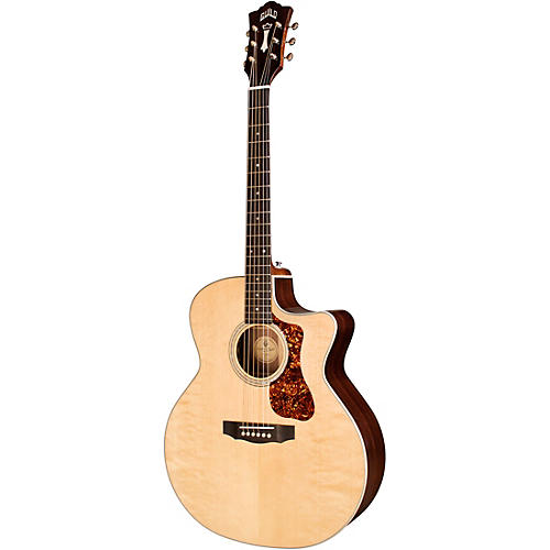 Guild F-150CE Westerly Collection Jumbo Acoustic-Electric Guitar Natural - musicians--Friend