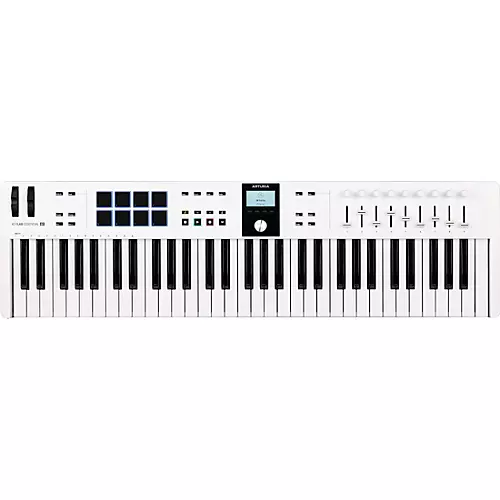 Arturia KeyLab Essential 61 mk3 MIDI Keyboard Controller Essentials Bundle White - musicians--Friend