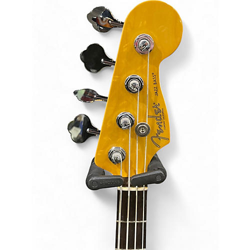 Used Fender American Professional Jazz Bass Black Electric Bass Guitar Black - musicians--Friend