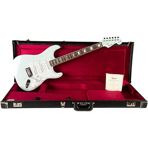 Fender Kenny Wayne Shepherd Stratocaster Electric Guitar Transparent Faded Sonic Blue - musicians--Friend