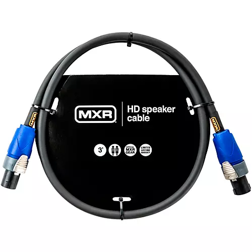 MXR Heavy Duty 14-Gauge SpeakON to SpeakON Speaker Cable 3 ft. - musicians--Friend