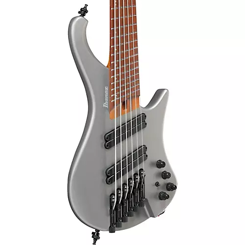 Ibanez EHB1006MS 6-String Multi-Scale Ergonomic Headless Bass Metallic Gray Matte - musicians--Friend