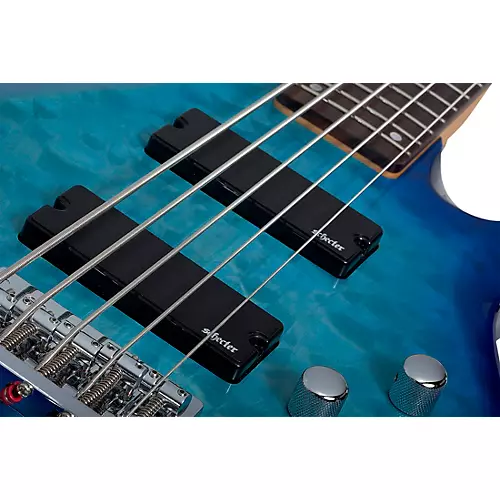 Schecter Guitar Research C-5 Plus Electric Bass See-Thru Cherry Burst - musicians--Friend