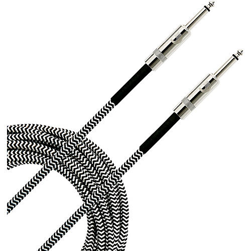 D'Addario Braided Instrument Cable 15 ft. Military Green - musicians--Friend