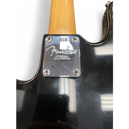 Used 2000 Fender American Standard Precision Bass Black Electric Bass Guitar Black - musicians--Friend