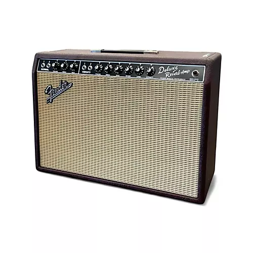 Used Fender FSR 1965 Deluxe Reverb 22W 1x12 Tube Guitar Combo Amp - musicians--Friend