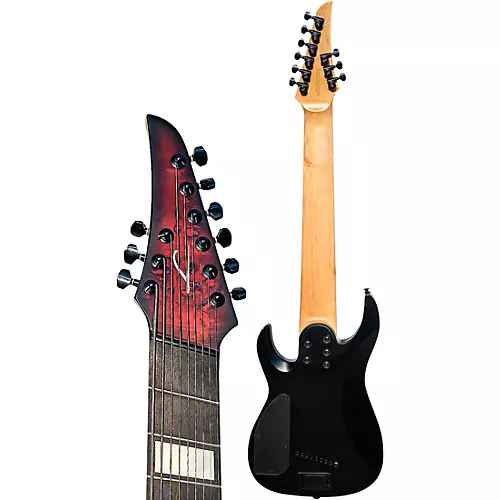Legator LM-9 Lucas Mann Ninja 9-String Multi-Scale Signature Electric Guitar Trans White - musicians--Friend