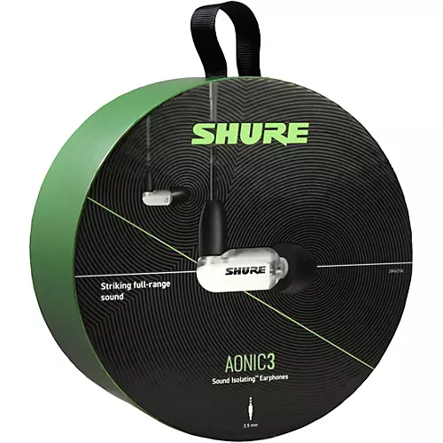 Shure AONIC 3 Sound Isolating Earphones White - musicians--Friend