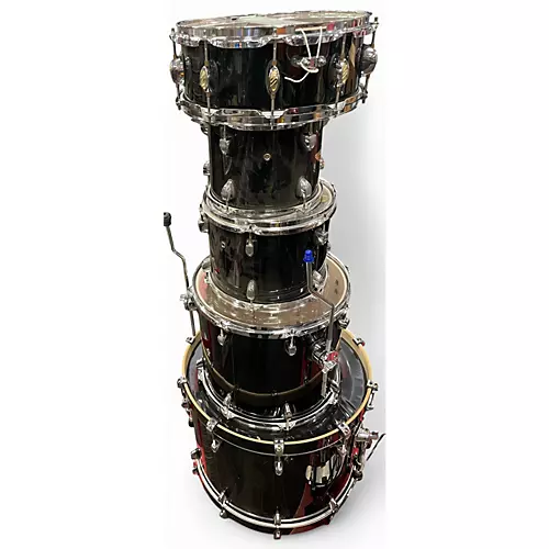 Used Sound Percussion Labs 5 Piece velocity 5-piece shell pack midnight sequin Drum Kit midnight sequin - musicians--Friend