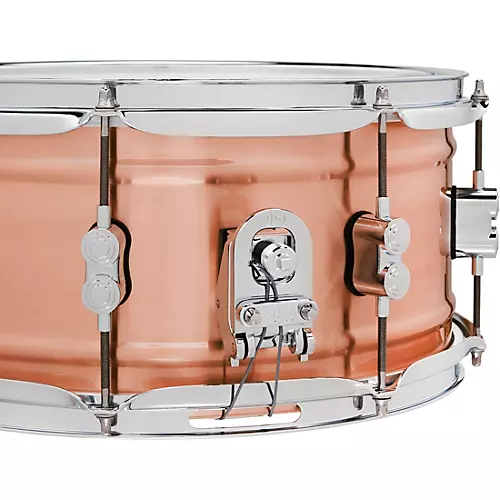 PDP by DW Concept Series 1.2 mm Natural Satin Brushed Copper Snare Drum 14 x 8 in. - musicians--Friend