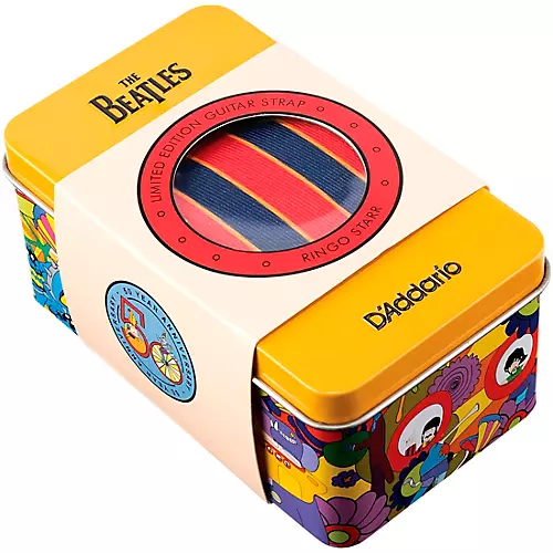 D'Addario Yellow Submarine 50th Anniversary Woven Guitar Strap John 2 in. - musicians--Friend