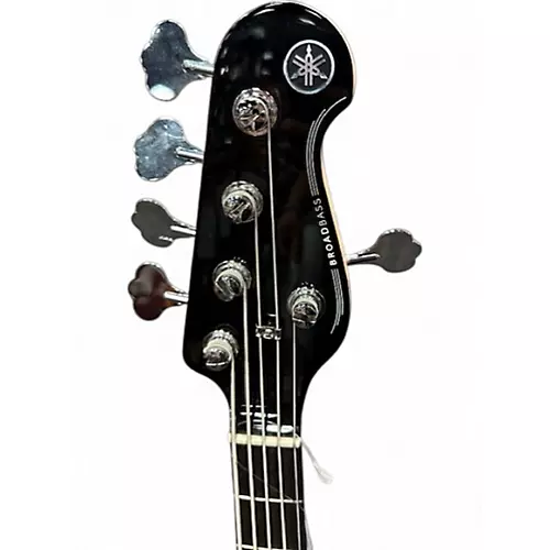 Used Yamaha BB435 Black Electric Bass Guitar Black - musicians--Friend