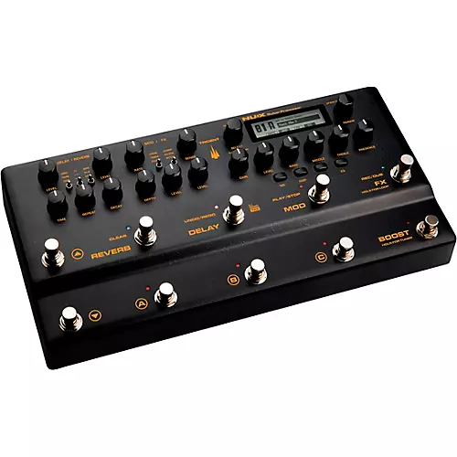 NUX TRIDENT NME-5 Guitar Processor With Amps, IR Loader, FX and Phrase Looper Black - musicians--Friend