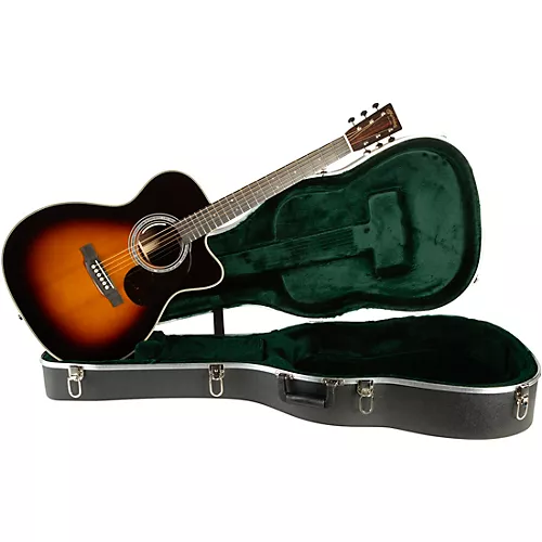 Martin Custom Shop OM Cutaway 1935 European Spruce-East Indian Rosewood Acoustic-Electric Guitar Sunburst - musicians--Friend