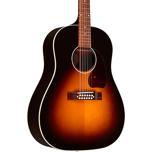 Gibson J-45 Standard 12-String Acoustic-Electric Guitar Vintage Sunburst Vintage Sunburst - musicians--Friend