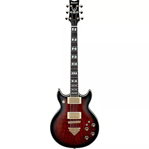 Ibanez AR325QA Artist Electric Guitar Dark Brown Sunburst - musicians--Friend