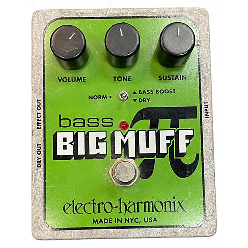 Used Electro-Harmonix Big Muff Bass Distortion Bass Effect Pedal - musicians--Friend