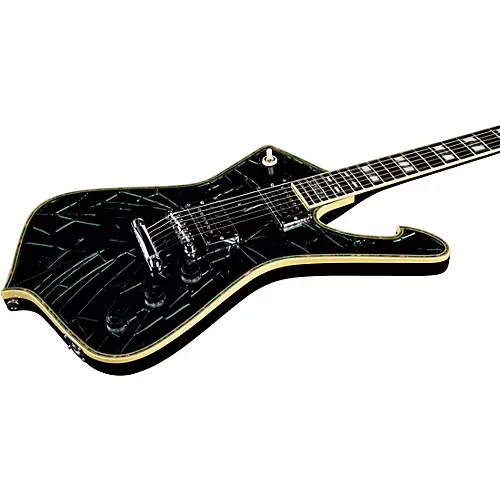Ibanez Paul Stanley Signature Electric Guitar Cracked Mirror - musicians--Friend