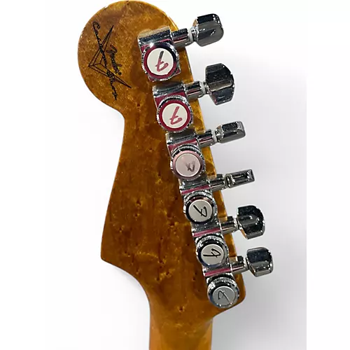 Used Fender CUSTOM SHOP 1956 STRATOCASTER EBONY TRANSPARENT Solid Body Electric Guitar EBONY TRANSPARENT - musicians--Friend