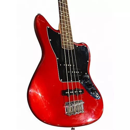 Used Squier JAGUAR BASS Dakota Red Electric Bass Guitar Dakota Red - musicians--Friend