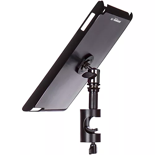 On-Stage TCM9161 Quick Disconnect Tablet Mounting System with Snap-On Cover Gun Metal - musicians--Friend