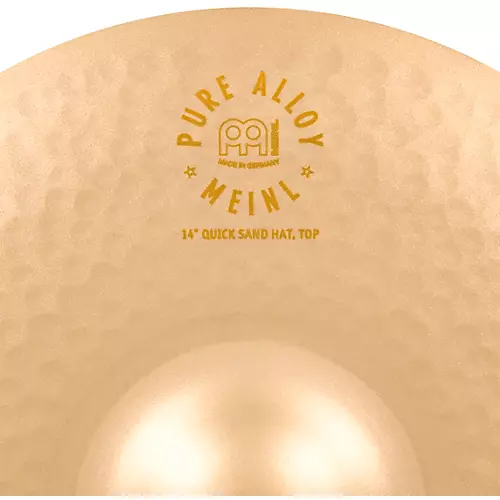 MEINL Pure Alloy Benny Greb Signature Quick Sand Hi-Hat Cymbal Pair 14 in. - musicians--Friend
