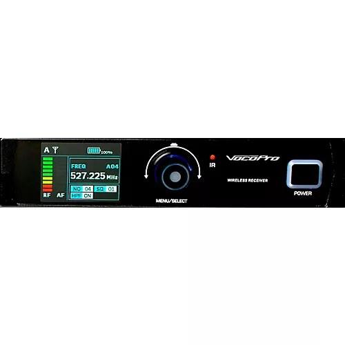 VocoPro BENCHMARK-QUAD-BP 4-Channel True Diversity Body Pack and Lavalier Microphone System - musicians--Friend