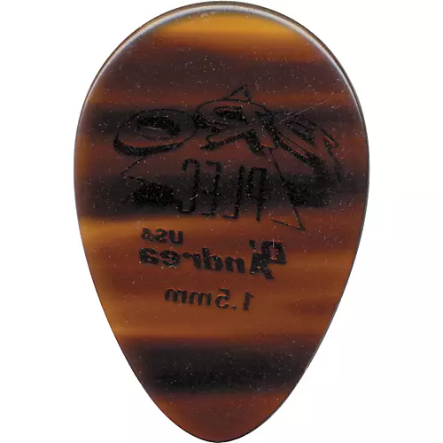 D'Andrea Pro Plec Large Round Teardrop Guitar Picks One Dozen Shell 1.5 mm - musicians--Friend