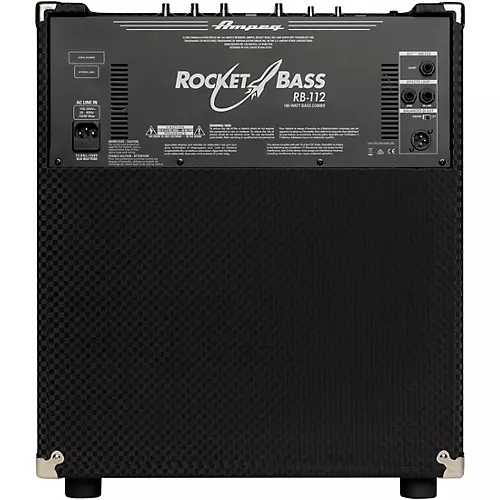 Ampeg Rocket Bass RB-112 100W 1x12 Bass Combo Amp Black and Silver - musicians--Friend