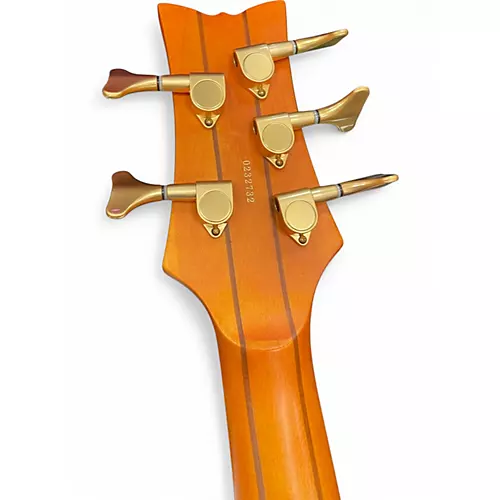 Used Schecter Guitar Research Diamond series Stiletto Studio honey satin Electric Bass Guitar honey satin - musicians--Friend