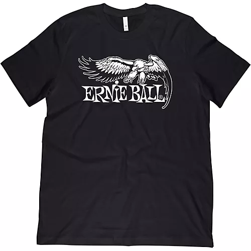 Ernie Ball Classic Eagle T-shirt Large Black - musicians--Friend