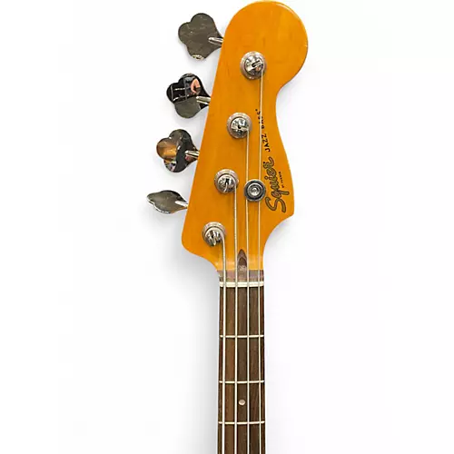Used Squier Classic Vibe 1960S Jazz Bass 3 Tone Sunburst Electric Bass Guitar 3 Tone Sunburst - musicians--Friend