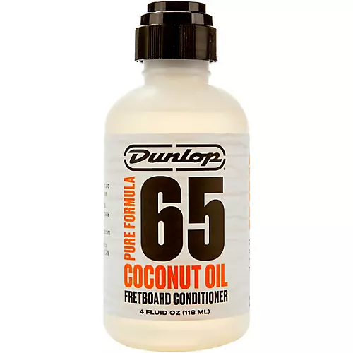 Dunlop Pure Formula 65 Coconut Oil Fretboard Conditioner - 4 oz - musicians--Friend