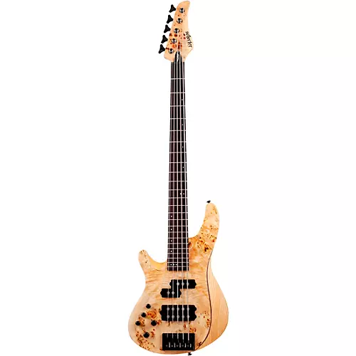 Schecter Guitar Research Reaper-5 Left-Handed Electric Bass Natural Satin - musicians--Friend