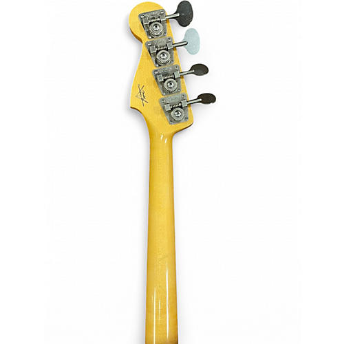 Used Fender 1964 Relic Jazz Bass Olympic White Electric Bass Guitar Olympic White - musicians--Friend