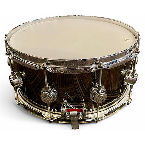 Used DW 14X6.5 Collector's Series Snare Black Nickel Over Brass Drum Black Nickel Over Brass 213 - musicians--Friend