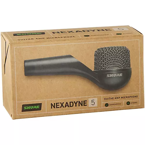 Shure Nexadyne Amp Mic, XLR, Black Black - musicians--Friend