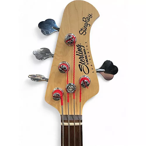 Used Sterling by Music Man Stingray Sub 4 Walnut Electric Bass Guitar Walnut - musicians--Friend