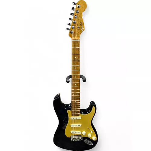 Used Fender CUSTOM SHOP 1956 STRATOCASTER EBONY TRANSPARENT Solid Body Electric Guitar EBONY TRANSPARENT - musicians--Friend