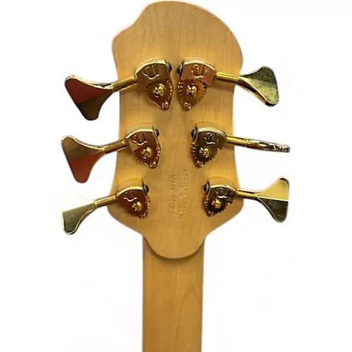Used 2024 Utera Guitars Elegance 6 String Natural Electric Bass Guitar Natural - musicians--Friend