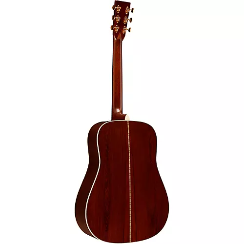 Martin Custom Shop 28 Style Dreadnought Premium Madagascar-Bearclaw Spruce Top Acoustic Guitar Natural - musicians--Friend