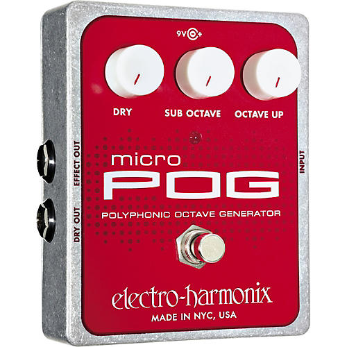 Electro-Harmonix XO Micro POG Polyphonic Octave Generator Guitar Effects Pedal - musicians--Friend