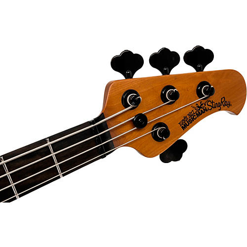 Ernie Ball Music Man StingRay Special H Electric Bass Guitar Black and Chrome - musicians--Friend