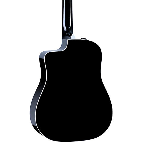 Taylor 250ce Plus Dreadnought 12-String Acoustic-Electric Guitar Black - musicians--Friend