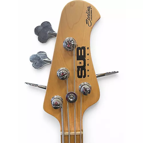 Used Sterling by Music Man Sub 4 Seafoam Green Electric Bass Guitar Seafoam Green - musicians--Friend