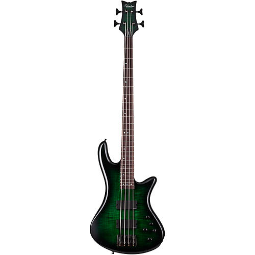 Schecter Guitar Research Stiletto Studio-4 Electric Bass Guitar Ocean Blue Burst - musicians--Friend