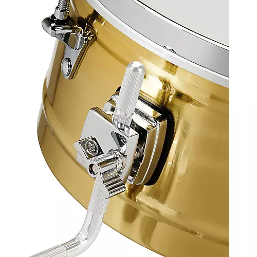 LP Brass Timbale With Chrome Hardware and Mount Bracket 13 x 6.5 in. - musicians--Friend